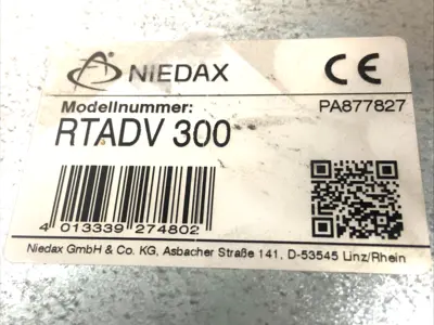 USED NIEDAX CABLE TRAY W/ RTADV 300 TRAY COVER