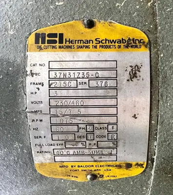 USED 1995 HERMAN SCHWABE HERMAN SCHWABE MFH-EH PRESS