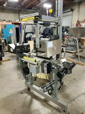 Label-Tronix, labeling system with Lable-Aire 2138 & Reliant 2700 feeder