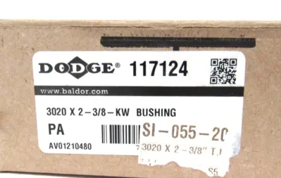 NEW DODGE 117124 BUSHING 3020X2-3/8-KW