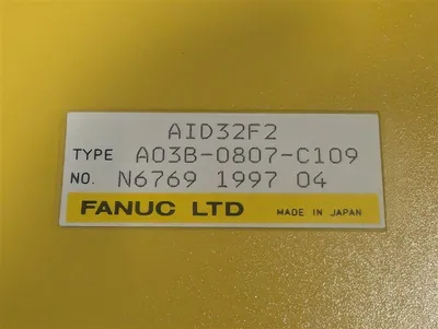 Fanuc A03B-0807-C109 Digital Input Module AID32F2 Used