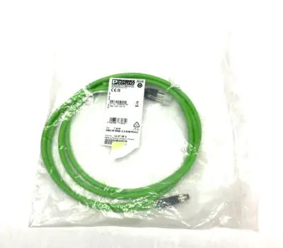 New | in-Stock Phoenix Contact Dbl-Ended Ethernet Network Cable NBC-M 8MS/ 2,0-93B/R4AC Cable & Wire Michigan US | Maverick Industrial Sales #1391375