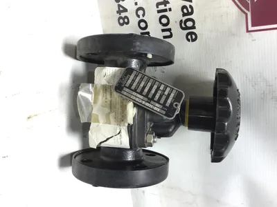 Saunders 3448 Manual Iron Flanged Diaphragm Valve 1-1/2in 150
