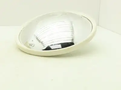 Velvac 709217 10" Center Mount Convex Mirror White Back Mounting Stud 5/16"-18