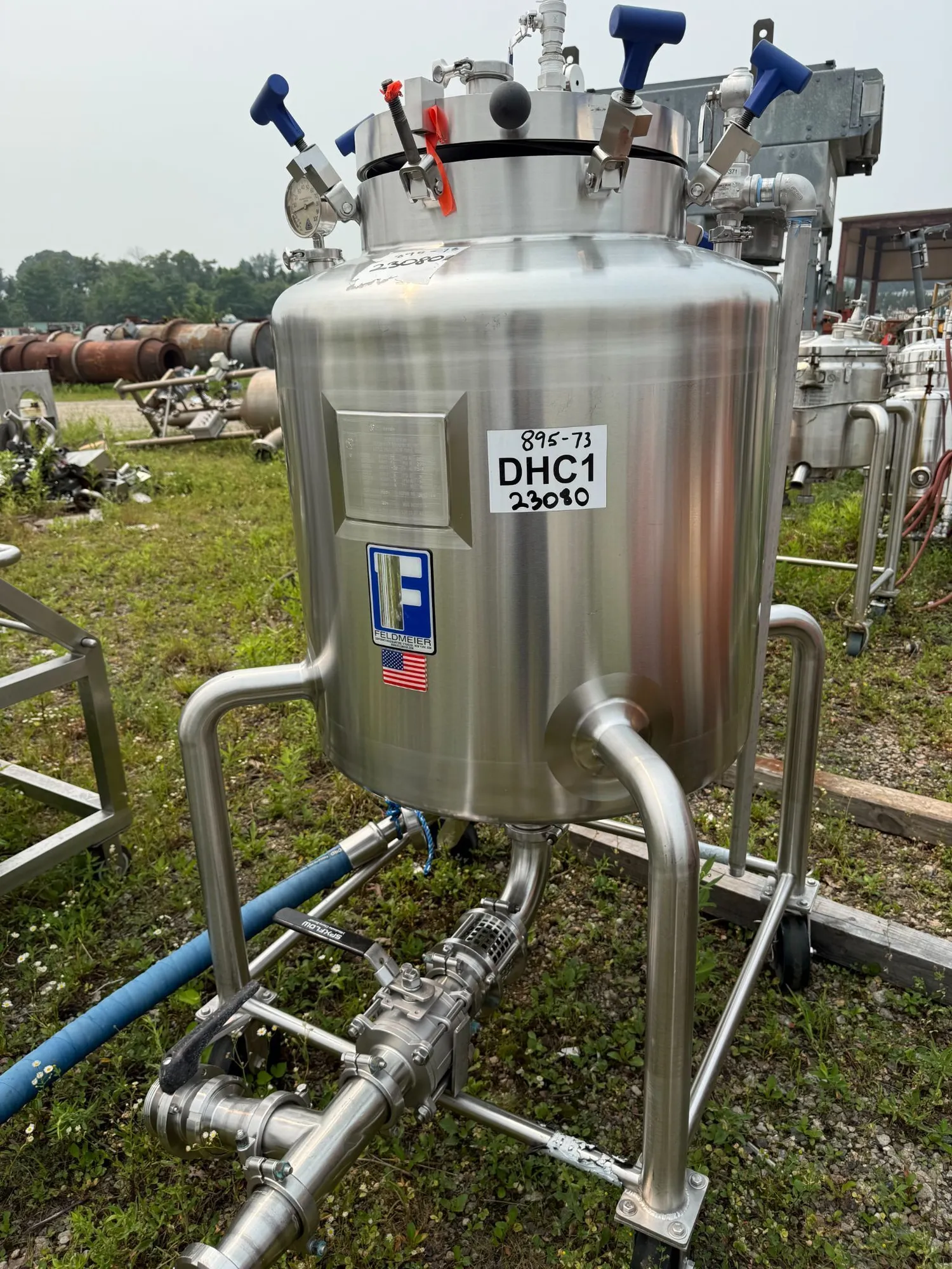 Used 2021 FELDMEIER 50 GALLON Stainless Steel Tanks New Jersey US | Perry Equipment #913059