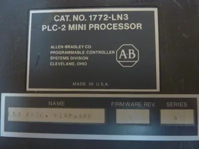 USED ALLEN BRADLEY 1772-LN3 SER A