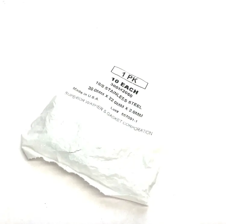 New | in-Stock Superior Washer & Gasket Stainless Steel Shim 2mm 98089A467 10-PACK Hardware Washers Michigan US | Maverick Industrial Sales #1394946