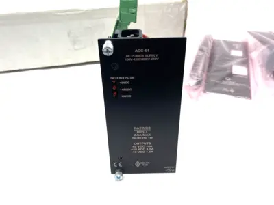 USED DELTA TAU AC INPUT POWER SUPPLY KIT, BLACK FACE PLATE