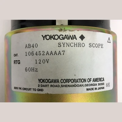 Yokogawa AB40 Synchroscope
