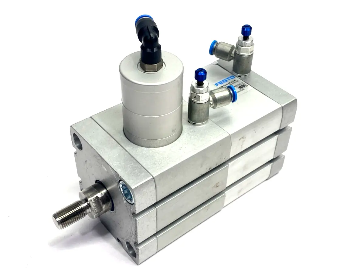 ADN-63-30-KP-A-P-A | Festo  Pneumatic Compact Cylinder 63mm Bore 30mm Stroke 548211 - Used