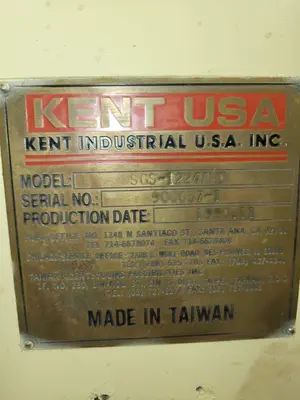 12" X 24" KENT SGS-1224AHD HYDRAULIC SURFACE GRINDER: YOBRO #24466