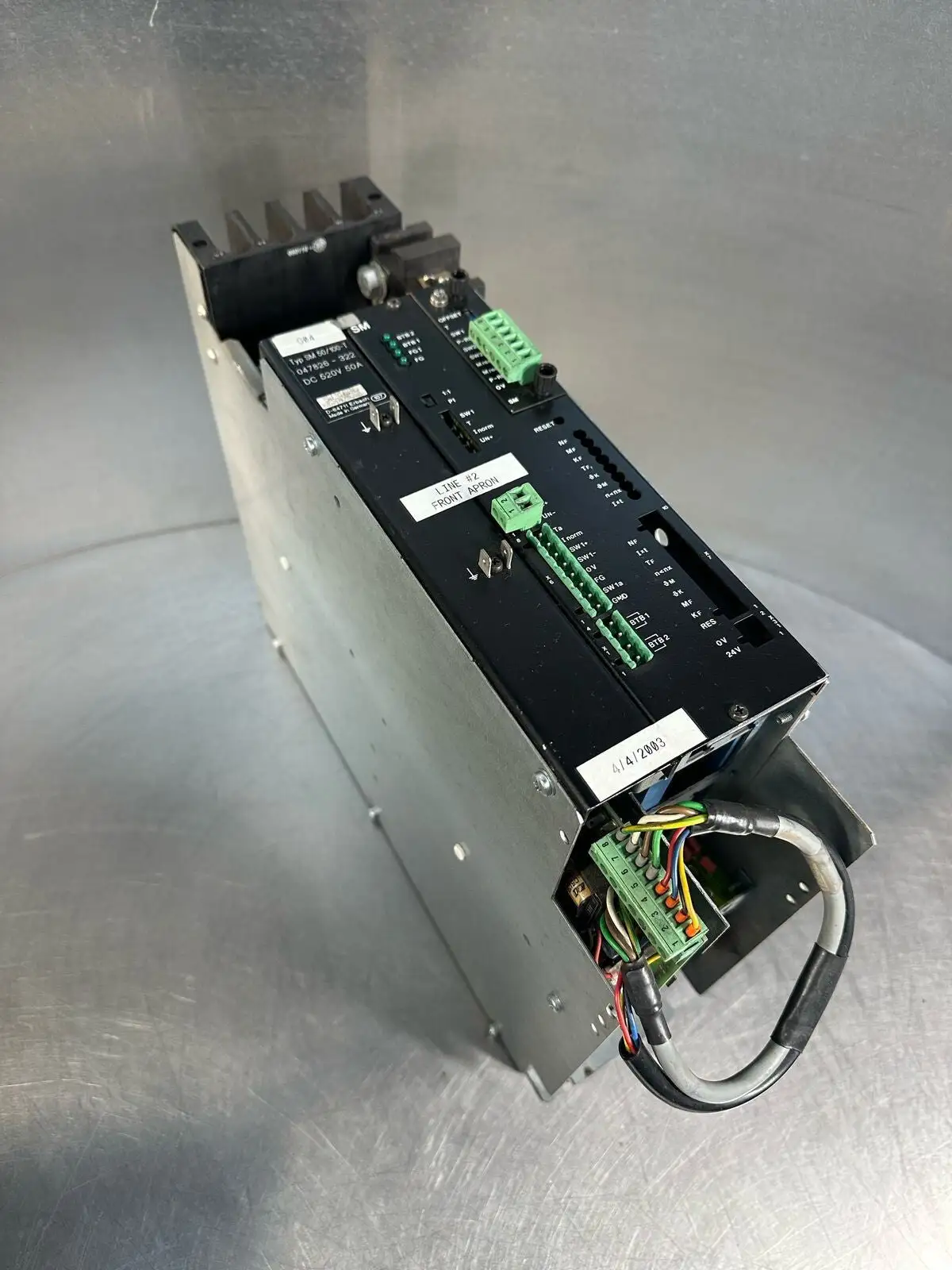 Erbach D-64711 SM 50/100-T 014826-322 DC 520V 50A SM-50/100-T (7.6.3)