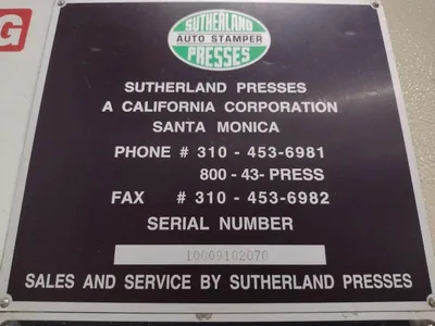 USED 2000 SUTHERLAND FTP160