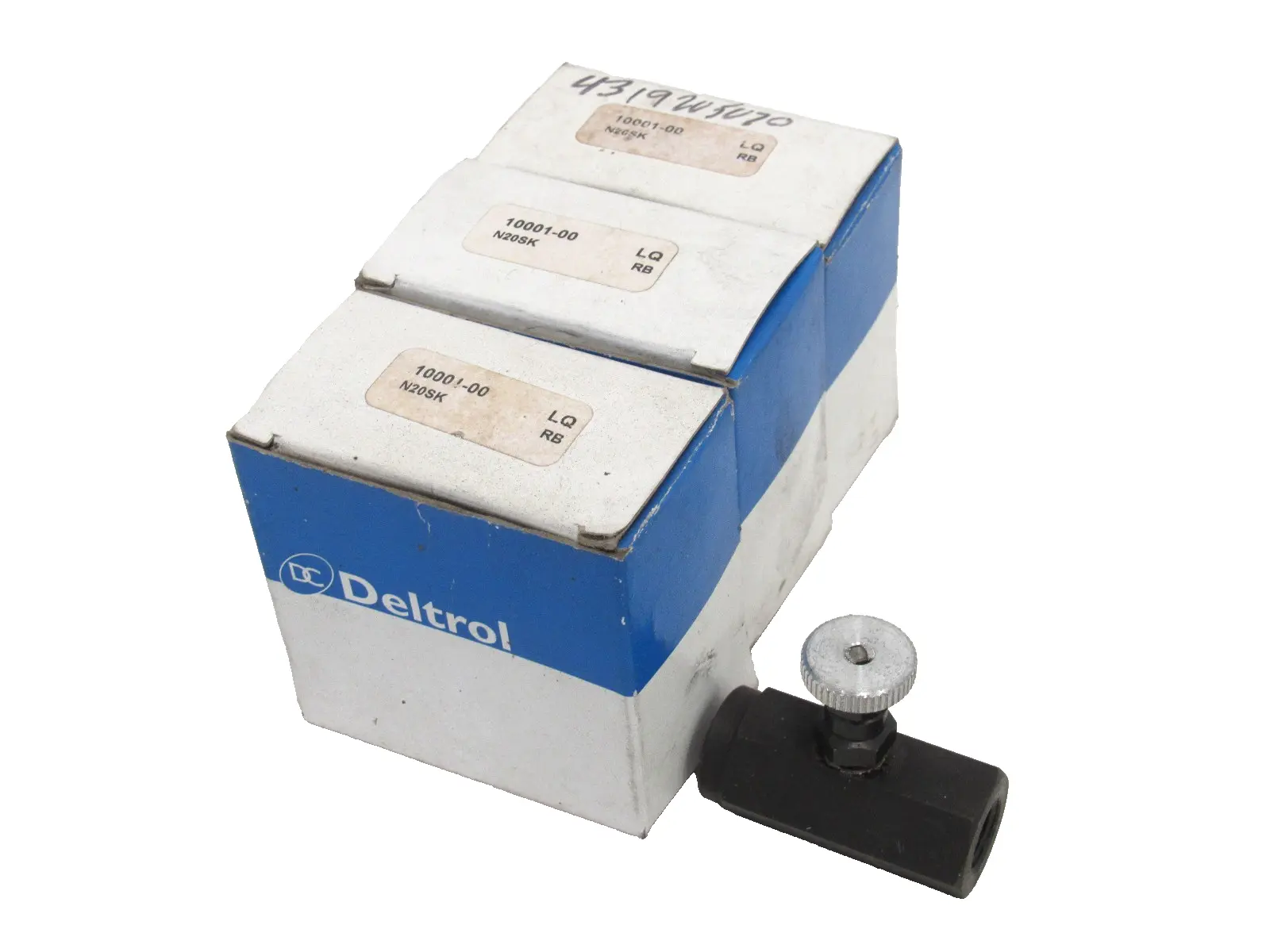 NEW LOT OF 3 DELTROL 1000-01 FLOW CONTROL VALVE N-20-SK 100001