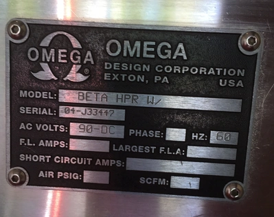 USED Omega Corp BETA HPR W