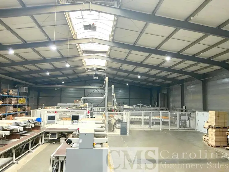 Used IMA/SCHELLING AH 8 - 580 ANGULAR PANEL SAW Conveyors | CAROLINA MACHINERY SALES #422402