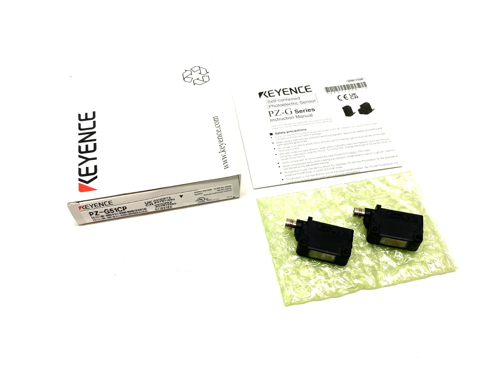 New | in-Stock KEYENCE Square Transmissive Thrubeam Sensor Set M8 Connector Type Photoelectric Sensors Michigan US | Maverick Industrial Sales #1397630