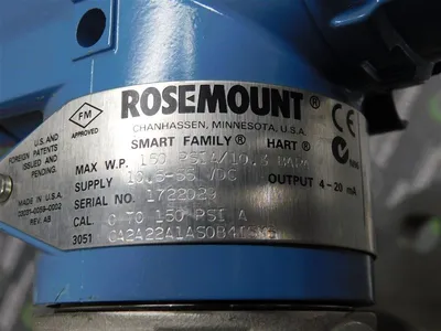 USED ROSEMOUNT ANALYTICAL 3051CA2A22A1ASOB4I5M5