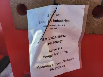 New | in-Stock 2021 VIBRAMECH H1-36-18 Vibratory Screens British Columbia CA | Lenmark #915588