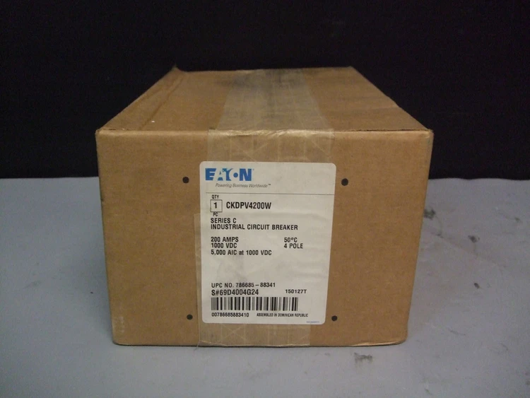 New | in-Stock EATON CKDPV4200W Circuit Breakers Connecticut US | BG Industrial Surplus #471155