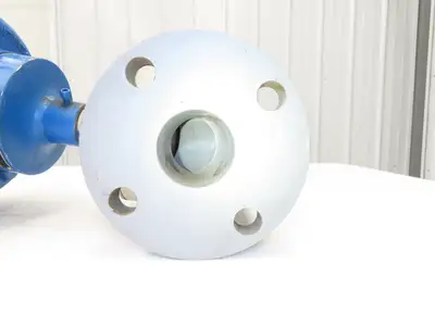 Asahi Diaphragm Pinch Valve 2" Flanged CPVC w/Century Pneumatic Actuator *READ*