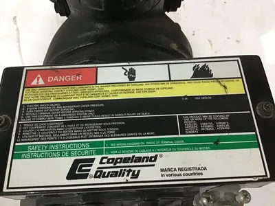 Copeland Copelametic KALB-015E-CAV-232 Temperature Semimetic Compressor
