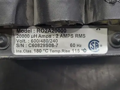 2 Amp Line Reactor RO2A20000 w/ Terminal Block