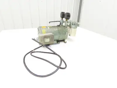 Emerson SA55NXGTC4143 Oil-Less  Rotary Vane Vacuum Air Pump 115VAC 1/3Hp 1725RPM