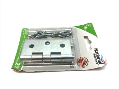New | in-Stock NATIONAL HARDWARE V129 3" SCREEN/STORM DOOR HINGES LOT OF 3 Flooring, Windows, and Doors Michigan US | Maverick Industrial Sales #1092447