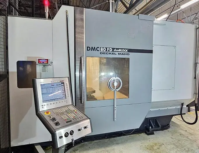Used 2009 DMG DMC 80 FD DUOBLOCK Horizontal Machining Centers Georgia US | Shub Machinery #81417