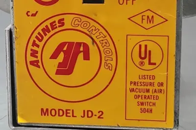 Used Antunes JD-2 Pressure Switches South Carolina US | Palmetto Automation #1160488