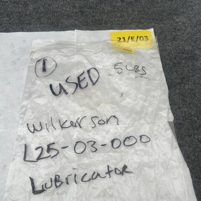 New | in-Stock Wilkerson L25-03-000 Parts (Hydraulics and Pneumatics) California US | Davliegogo LLC #1707027