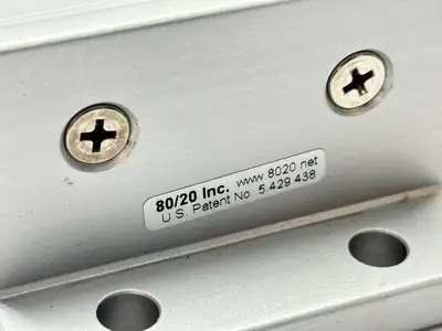 USED 80/20 DOUBLE FLANGE SHORT STANDARD LINEAR BEARING, 15 SERIES, 4 SLOT MO