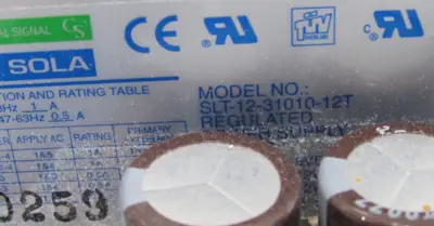 NEW SOLA SLT123101012T POWER SUPPLY