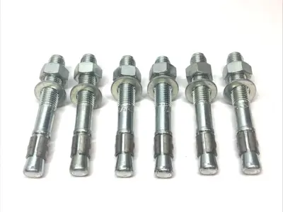USED WURTH W-FA/S M20X150 5/27 FIXING BOLT ANCHOR W/ WASHER LOT OF 6