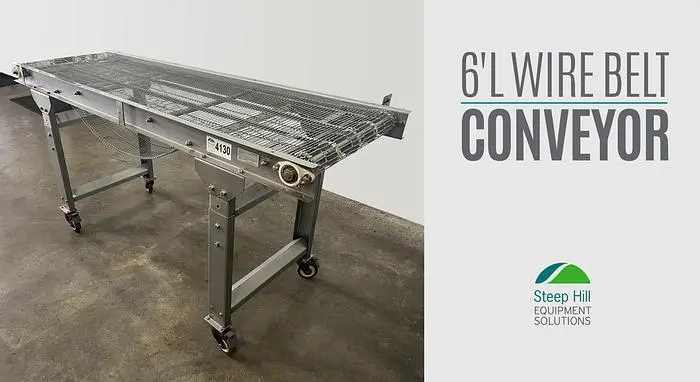 Used NEW WAVE SYSTEMS CONVEYOR6FT 1 Belt Conveyors | Steep Hill Equipment Solutions #772420