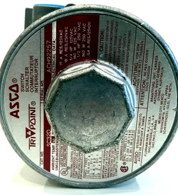 NEW ASCO TRIPOINT SC32D EXPLOSION PROOF PRESSURE SWITCH