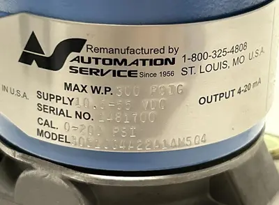 USED ROSEMOUNT 3051CG4A22A1AM5Q4