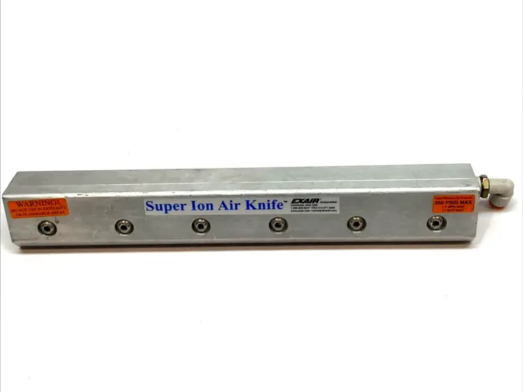 Used EXAIR GEN4® SUPER ION AIR KNIFE™ 1/4" PORT, 12" 305MM LENGTH Misc Industrial Equipment | Maverick Industrial Sales #1100570