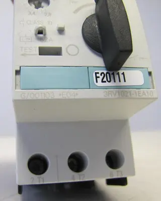 Siemens 3RV1021-1EA10 Manual Motor Starter Circuit Breaker 4 Amps 4A