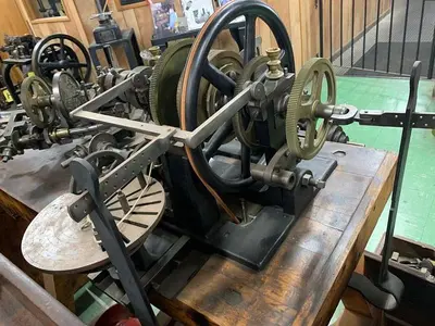 0363-385 RA Lienhard Chaux-De-Fonds Brocading / Engine Turning Machine Circa 1903