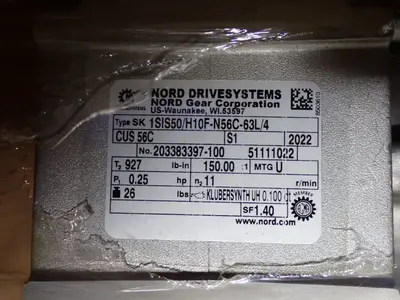 Nord .25 Hp Gear Drive