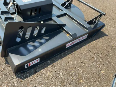 New JCT 72” Brush Mower Skid Steer Attachment, hydraulic driven with hoses and quick coupler fitting...