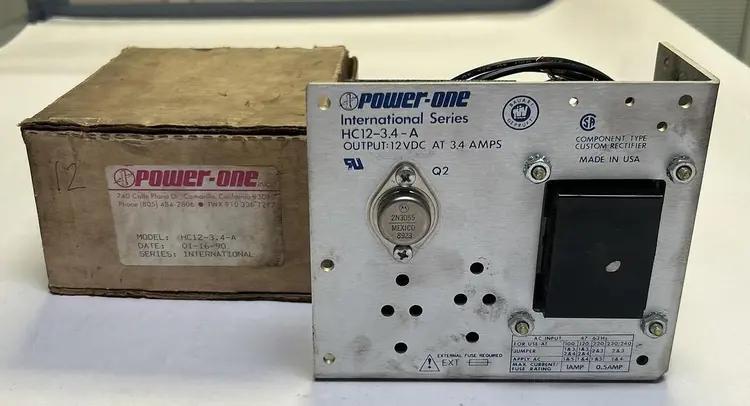 Used POWER-ONE HC12-3.4-A Miscellaneous Equipment (Electrical & Power) Ohio US | Surplus Asset Holdings #1243196