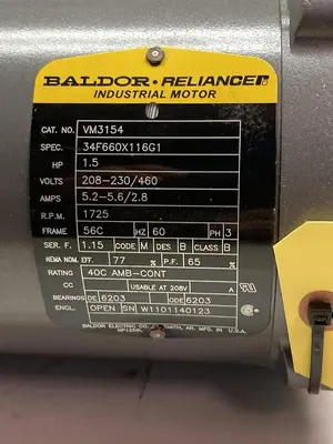 New | in-Stock BALDOR VM3154 A.C. Motors Ohio US | Surplus Asset Holdings #1364223
