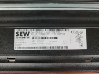 USED Sew Eurodrive MDX61B0110-5A3-4-0T/DEH11B/DFE MOVIDRIVE UNIT