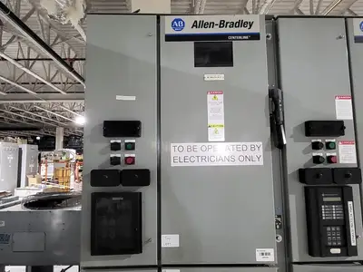 5kV/1200A Medium Voltage MCC Double Structure w/ Motor Protection Relays