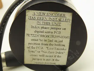 Advance Research X7R7223C30G-03 Rotary Encoder Puma Unimation 250 Line
