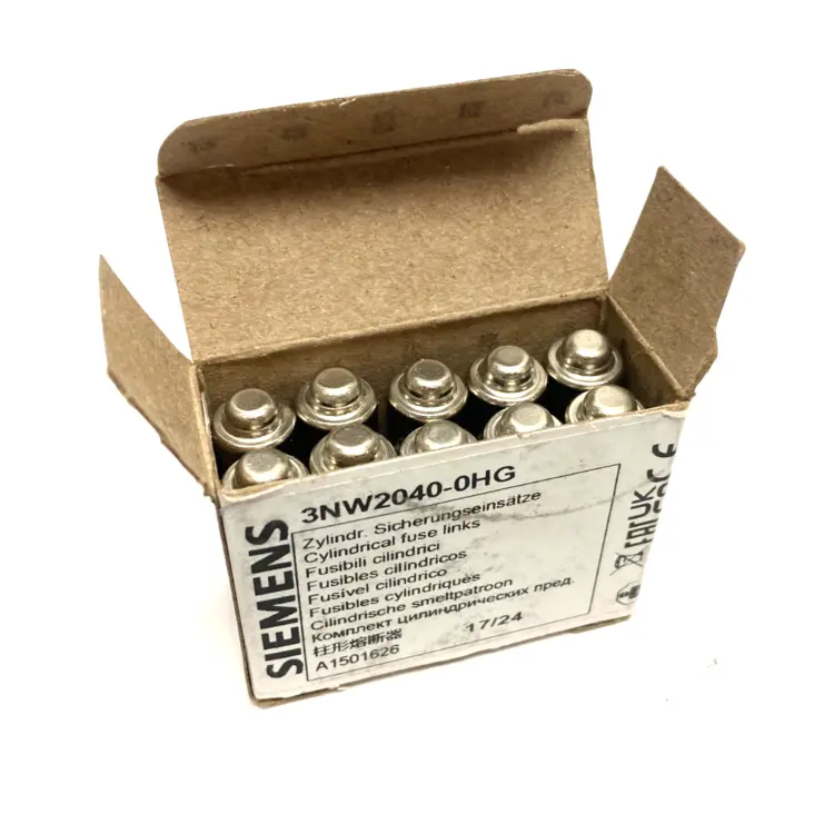 New | in-Stock SIEMENS SENTRON CYLINDRICAL FUSE, SLOW-BLOW, 4A Fuses | Maverick Industrial Sales #1103341