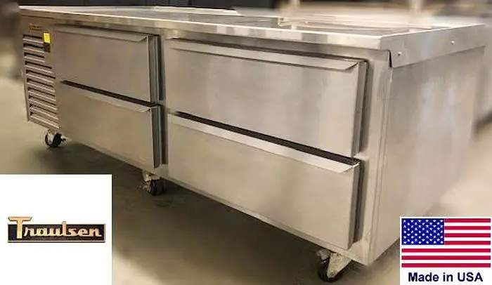 72" refrigerated chef base - 4 drawers
